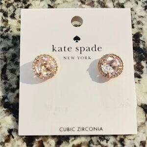 Kate Spade Rose Gold Bright Ideas Round Earrings